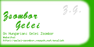 zsombor gelei business card